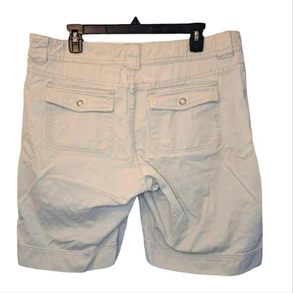 Lee Khaki Long Length Bermuda Shorts Plus Size 16 - Picture 2 of 4